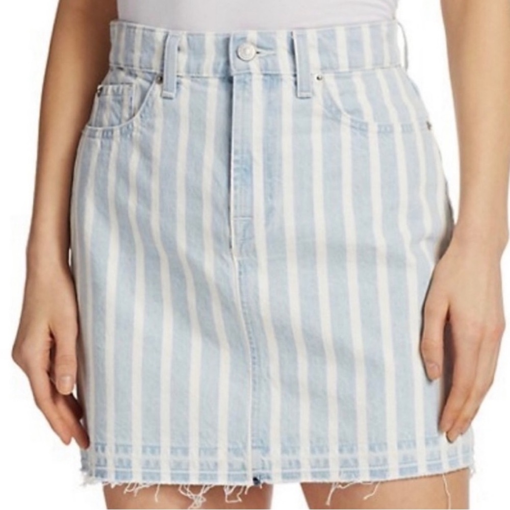7FAM Denim Skirt